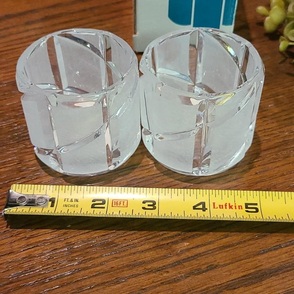 Partylite NIB Counterpoint Pair Votive Candle Holders - Picture 7 of 11
